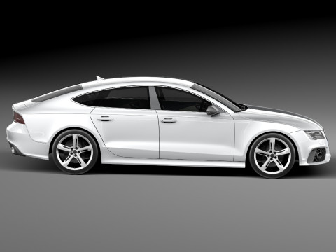 Audi RS7 2014 Model 3D