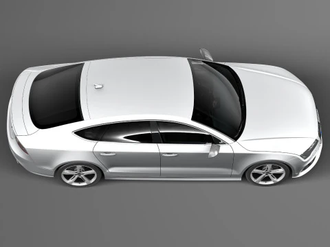 Audi RS7 2014 3D Model