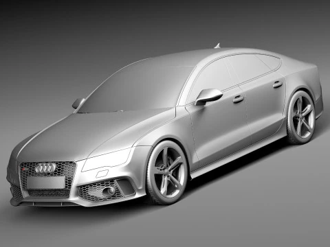 Audi RS7 2014 3D Model