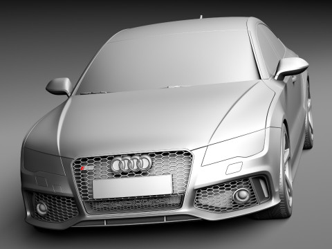 Audi RS7 2014 Model 3D