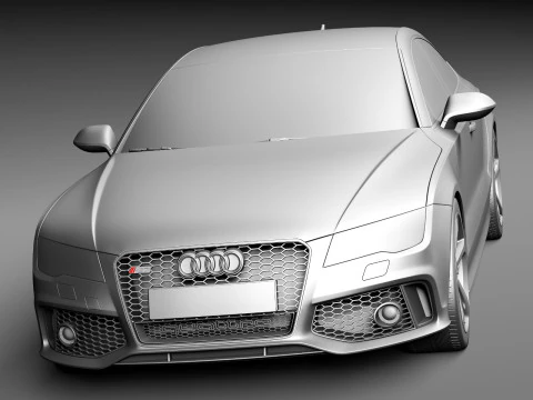 Audi RS7 2014 3D Model