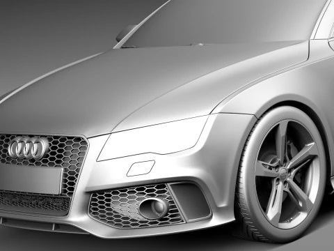Audi RS7 2014 3D Model