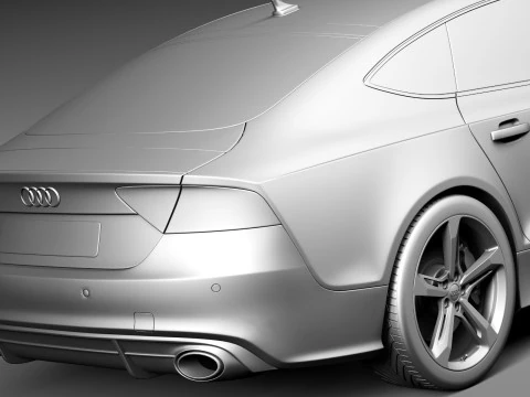 Audi RS7 2014 3D Model