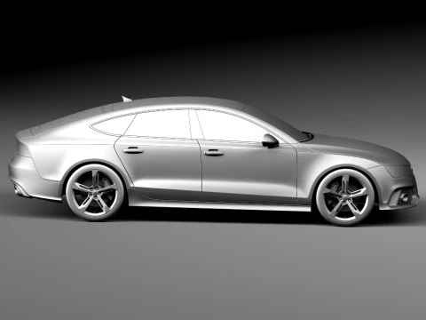 Audi RS7 2014 3D Model