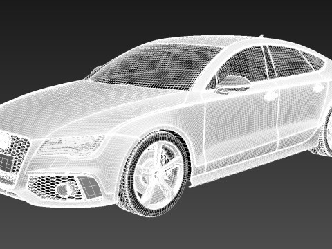 Audi RS7 2014 Model 3D