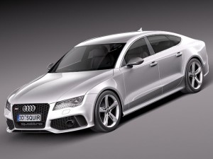 Audi RS7 2014 3D Model