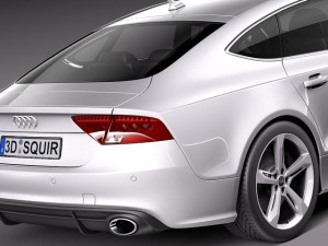 Audi RS7 2014 Model 3D