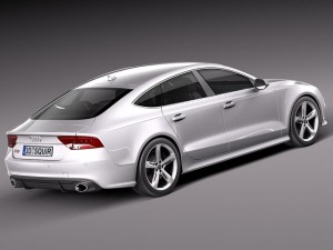 Audi RS7 2014 Model 3D
