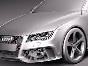 Audi RS7 2014 Model 3D