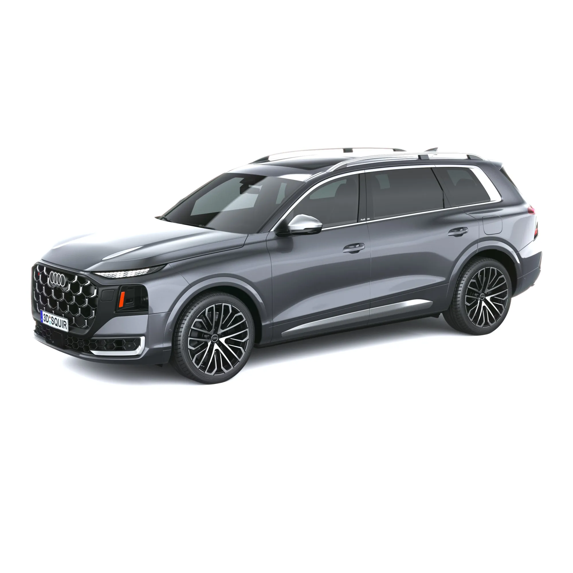 Audi SQ9 2027 3D Model .c4d .max .obj .3ds .fbx .stl .blend 