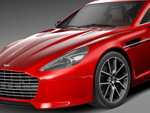 Aston Martin Rapide s 2014 3D Model