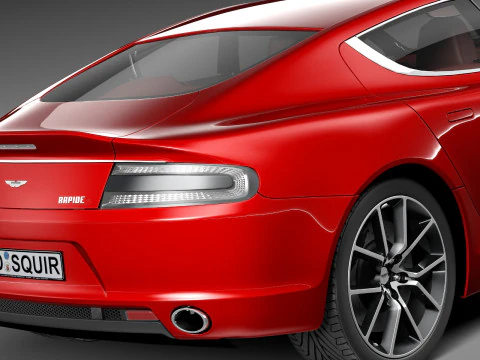 Aston Martin Rapide s 2014 3D Model