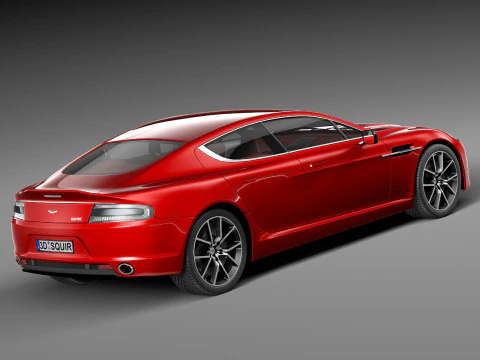 Aston Martin Rapide s 2014 3D Model
