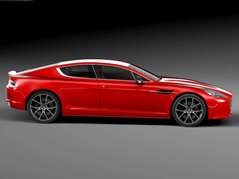 Aston Martin Rapide s 2014 3D Model
