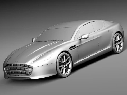 Aston Martin Rapide s 2014 3D Model