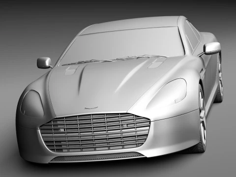 Aston Martin Rapide s 2014 3D Model