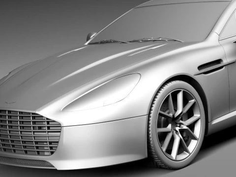 Aston Martin Rapide s 2014 3D Model
