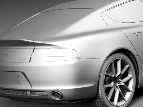 Aston Martin Rapide s 2014 3D Model