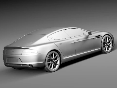 Aston Martin Rapide s 2014 3D Model