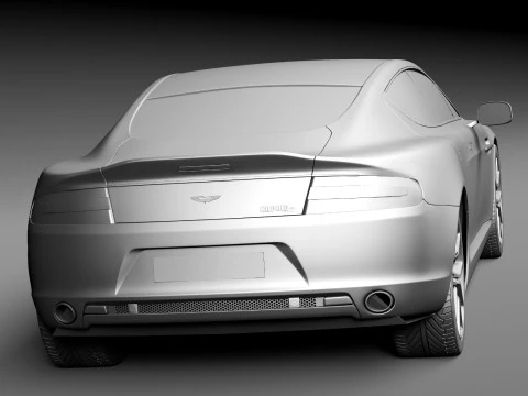 Aston Martin Rapide s 2014 3D Model