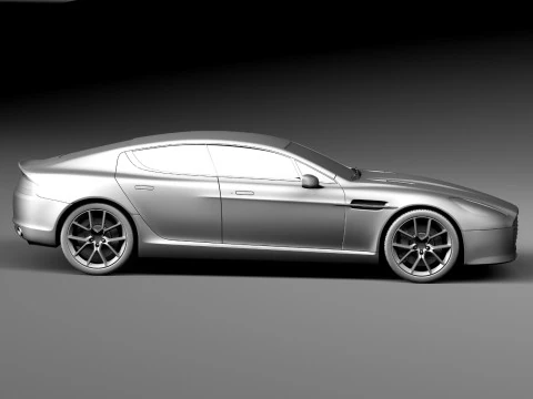 Aston Martin Rapide s 2014 3D Model