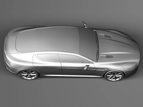 Aston Martin Rapide s 2014 3D Model