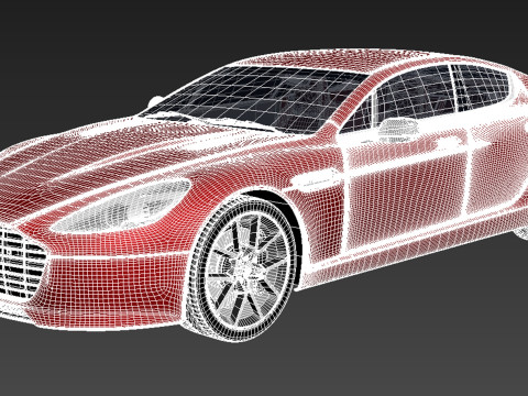 Aston Martin Rapide s 2014 3D 模型