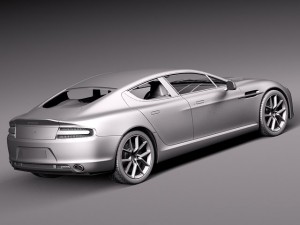 Aston Martin Rapide s 2014 3D 模型