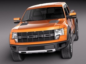 F-150 SVT Raptor Single Cab 2013 Modelo 3D