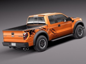 F-150 SVT Raptor Single Cab 2013 Modelo 3D