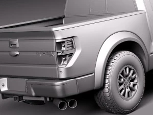 F-150 SVT Raptor Single Cab 2013 3D Model
