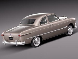 Club Coupe 1950 Shoebox 3D Model