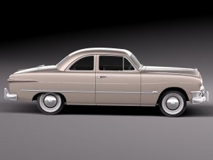 Club Coupe 1950 Shoebox 3D Model