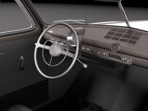 Club Coupe 1950 Shoebox 3D Model