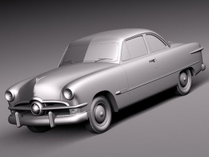 Club Coupe 1950 Shoebox 3D Model