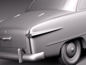 Club Coupe 1950 Shoebox 3D Model