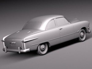 Club Coupe 1950 Shoebox 3D Model
