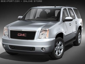 GMC Yukon 2008 3D Model