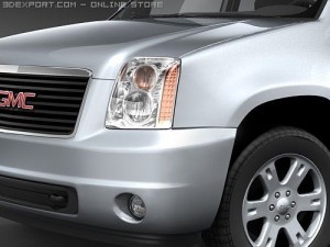 GMC Yukon 2008 3D Model