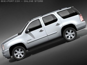 GMC Yukon 2008 3D Model