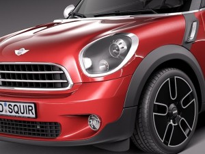 Mini Paceman All4 2014 Modelo 3D