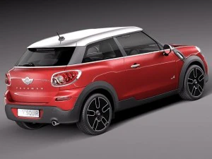 Mini Paceman All4 2014 3D Model