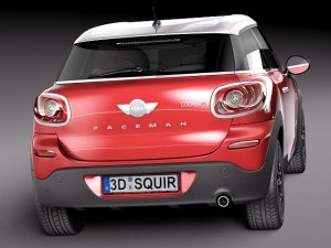 Mini Paceman All4 2014 Modelo 3D