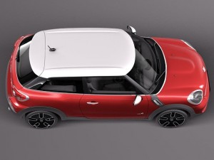 Mini Paceman All4 2014 Modelo 3D