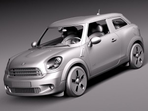 Mini Paceman All4 2014 Modelo 3D