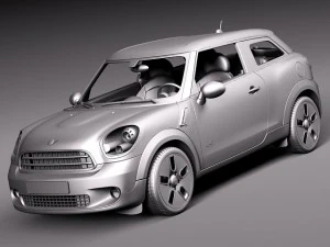 Mini Paceman All4 2014 3D Model