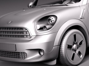 Mini Paceman All4 2014 Modelo 3D