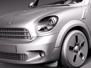 Mini Paceman All4 2014 3D Model