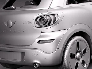 Mini Paceman All4 2014 3D Model