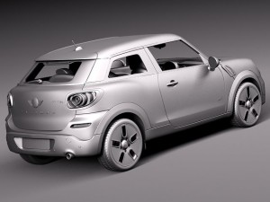 Mini Paceman All4 2014 Modelo 3D
